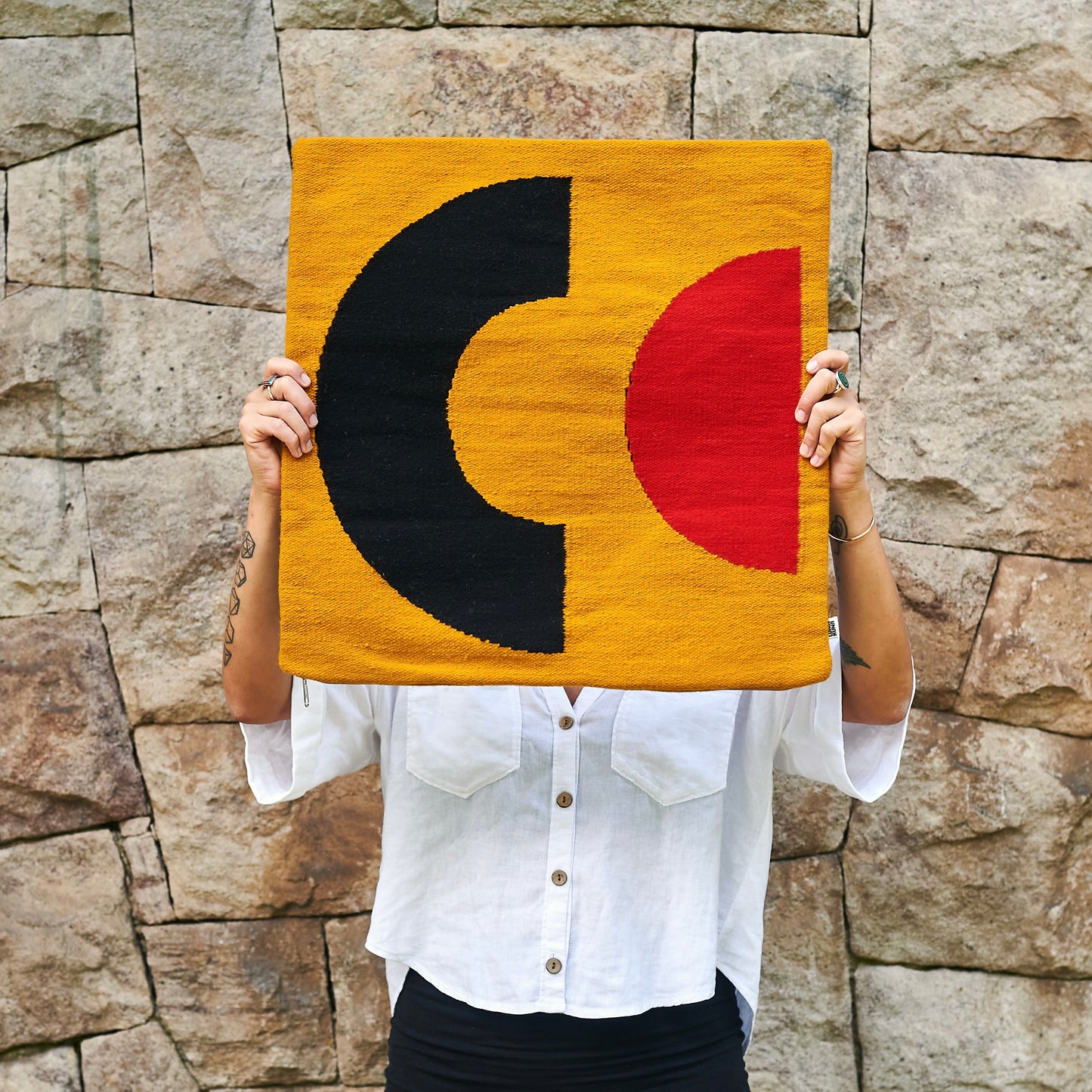 Iconos Cushion #2 | Double-Sided Design